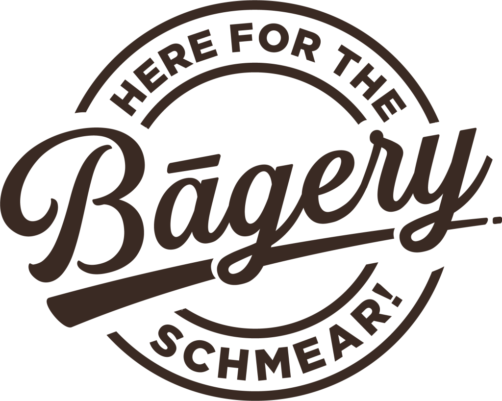 Here for the Bāgery Schmear logo