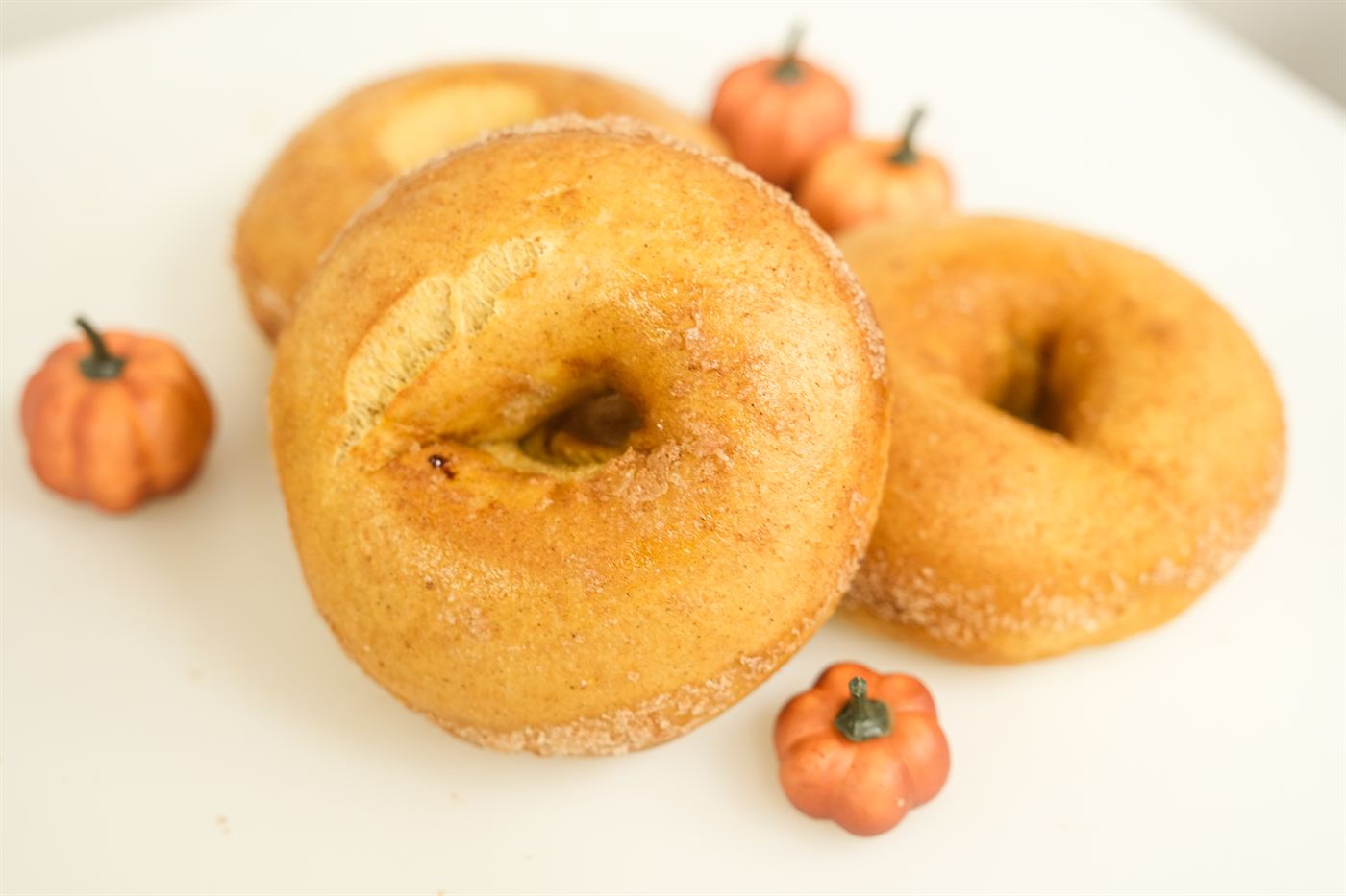 Pumpkin bagels